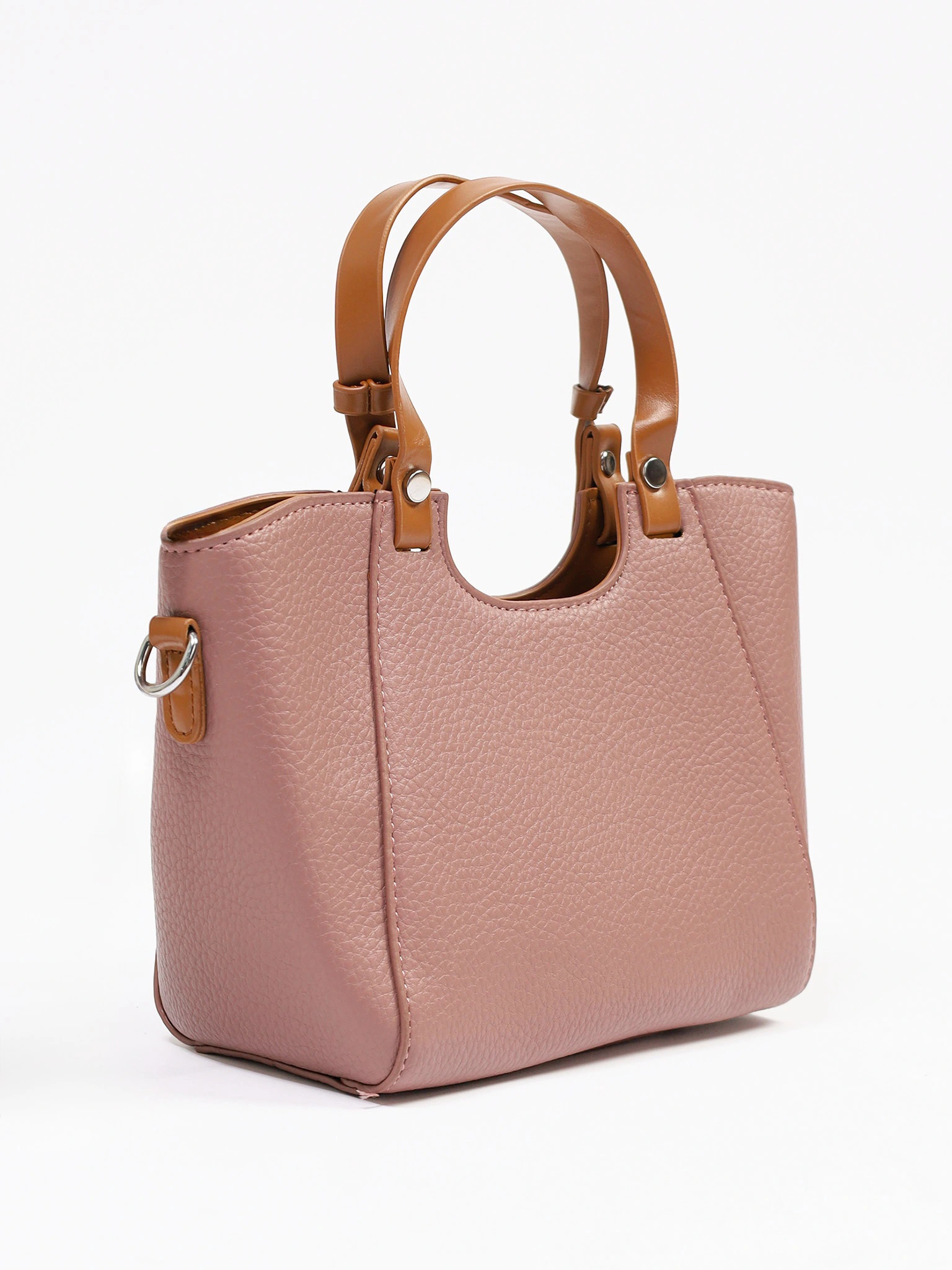 Сумка-тоут маленькая с декоративными ремешками в ассортименте